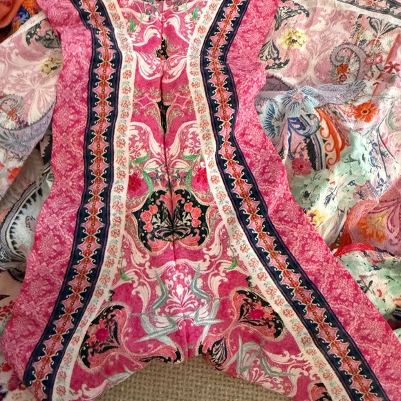 Camilla Free Love shoestring playsuit XL 100% silk - Picture 4 of 13